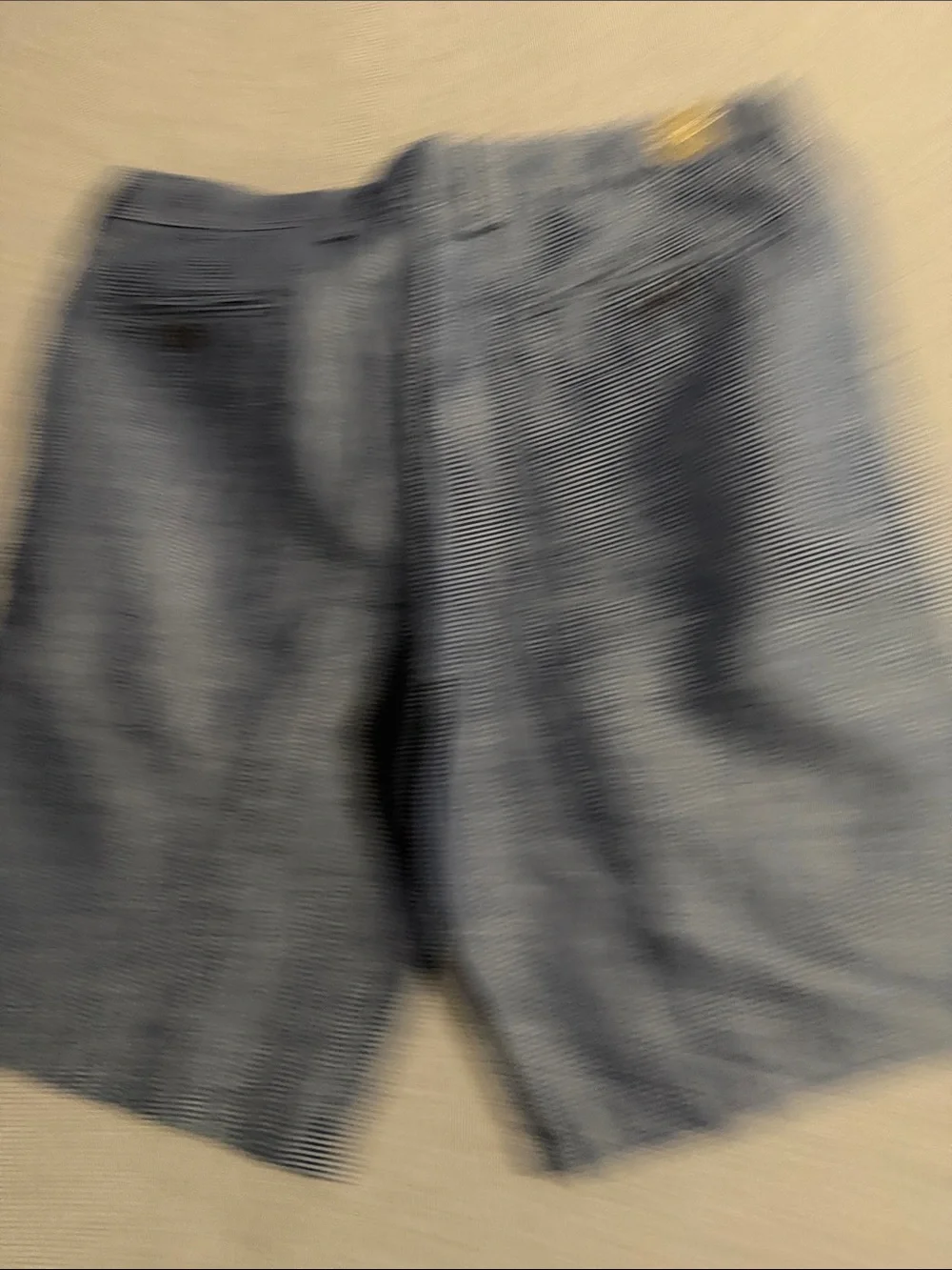 J. Crew Navy and White Striped Chino Shorts